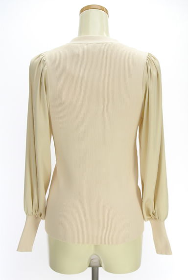 BEATRICE（ベアトリス）の古着「袖別地切替Vネックリブニットトップス（ニット）」大画像２へ