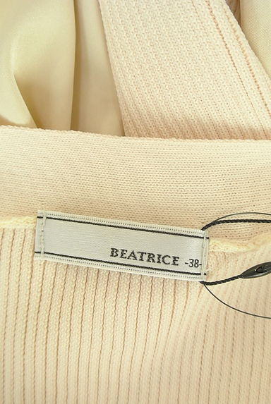 BEATRICE（ベアトリス）の古着「袖別地切替Vネックリブニットトップス（ニット）」大画像６へ