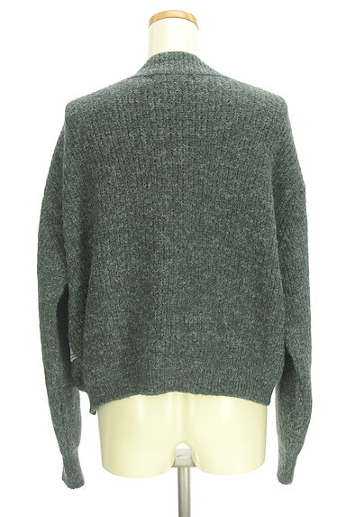 Eimee Law（エイミーロウ）の古着「デニム切替ニットカーディガン（カーディガン・ボレロ）」大画像２へ