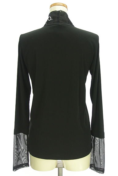 クリックで大画像表示 Eimee Law(エイミーロウ)の古着「シアー切替ハイネックカットソー(カットソー・プルオーバー)」大画像2へ