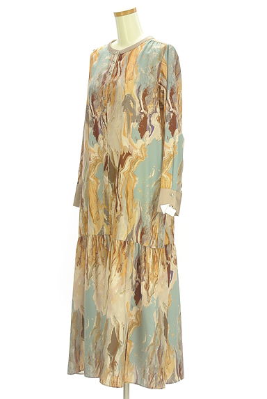 Eimee Law（エイミーロウ）の古着「総柄バンドカラーワンピース（ワンピース・チュニック）」大画像４へ