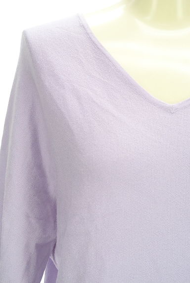 Stola.（ストラ）の古着「Vネックドルマンニットトップス（ニット）」大画像４へ