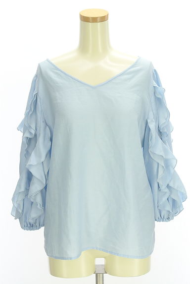 Stola.（ストラ）の古着「袖フリルカットソー（カットソー・プルオーバー）」大画像１へ