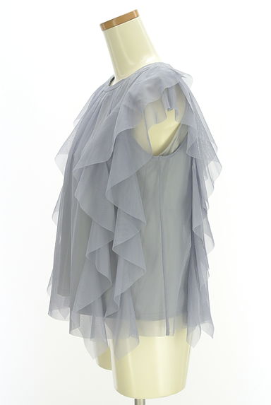 Stola.（ストラ）の古着「ノースリチュールフリルカットソー（カットソー・プルオーバー）」大画像３へ