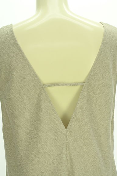 Stola.（ストラ）の古着「リネンライクジャンパースカート（キャミワンピース）」大画像４へ