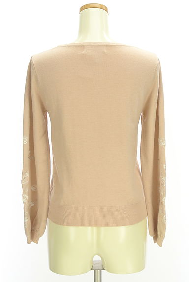 LAISSE PASSE（レッセパッセ）の古着「花刺繍袖ニットトップス（ニット）」大画像２へ