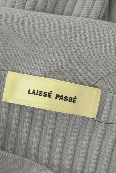 LAISSE PASSE（レッセパッセ）の古着「リボン襟リブニットトップス（ニット）」大画像６へ