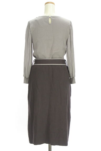 Apuweiser riche（アプワイザーリッシェ）の古着「ニット+ミモレ丈スカートセット（セットアップ（ジャケット＋スカート））」大画像２へ