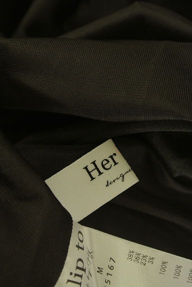 Her lip to（ハーリップトゥ）の古着「レース切替リブニットワンピース（ワンピース・チュニック）」大画像６へ