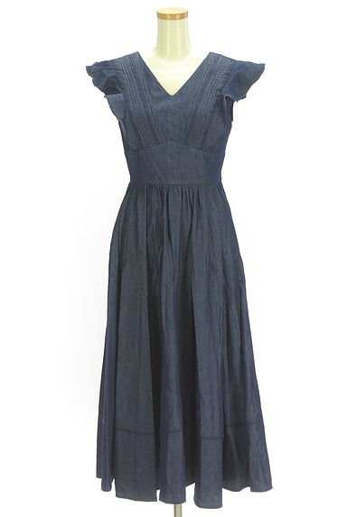 Her lip to（ハーリップトゥ）の古着「ノースリシャンブレーワンピース（キャミワンピース）」大画像１へ