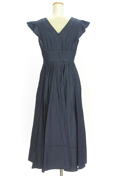 Her lip to（ハーリップトゥ）の古着「ノースリシャンブレーワンピース（キャミワンピース）」大画像２へ