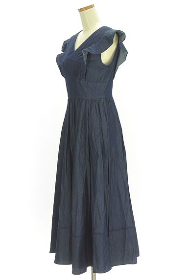 Her lip to（ハーリップトゥ）の古着「ノースリシャンブレーワンピース（キャミワンピース）」大画像３へ