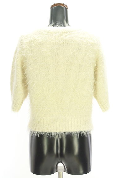 OPAQUE.CLIP（オペークドットクリップ）の古着「半袖シャギーニットトップス（セーター）」大画像２へ