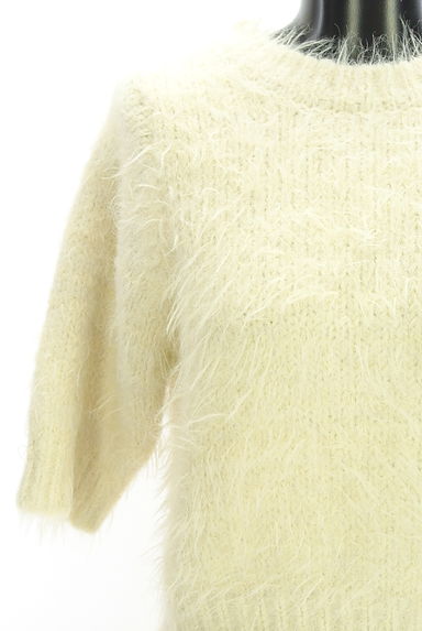 OPAQUE.CLIP（オペークドットクリップ）の古着「半袖シャギーニットトップス（セーター）」大画像４へ