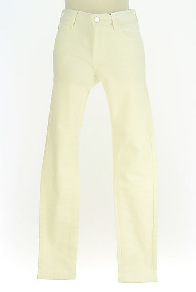 OPAQUE.CLIP（オペークドットクリップ）の古着「ホワイトスキニーデニムパンツ（デニムパンツ）」大画像１へ