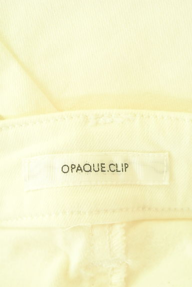 OPAQUE.CLIP（オペークドットクリップ）の古着「ホワイトスキニーデニムパンツ（デニムパンツ）」大画像６へ