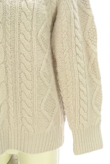 23区（ニジュウサンク）の古着「ケーブル編みニットトップス（セーター）」大画像５へ