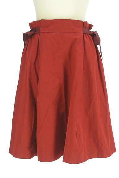 Couture Brooch（クチュールブローチ）の古着「グログランリボン付きミディ丈フレアスカート（スカート）」大画像１へ