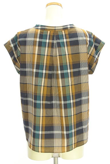 Te chichi（テチチ）の古着「ノースリチェック柄ブラウス（ブラウス）」大画像２へ