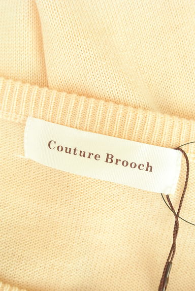 Couture Brooch（クチュールブローチ）の古着「パール＆リボン付きニットトップス（ニット）」大画像６へ