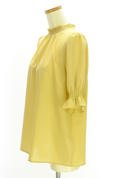 Couture Brooch（クチュールブローチ）の古着「半袖ハイネックシフォンカットソー（カットソー・プルオーバー）」大画像３へ