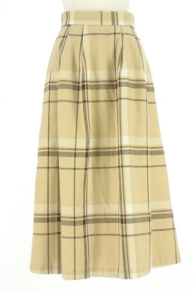 Couture Brooch（クチュールブローチ）の古着「チェック柄ロングスカート（ロングスカート・マキシスカート）」大画像１へ