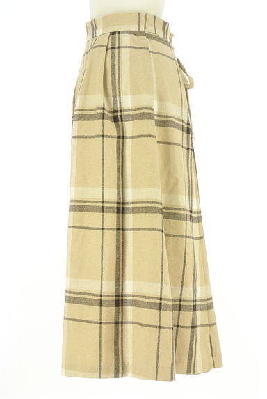 Couture Brooch（クチュールブローチ）の古着「チェック柄ロングスカート（ロングスカート・マキシスカート）」大画像３へ