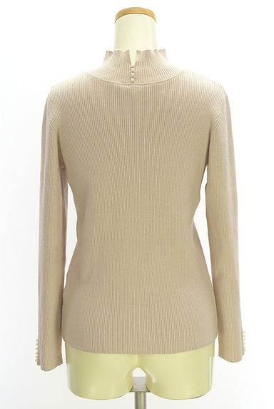 Couture Brooch（クチュールブローチ）の古着「パール付きモックネックリブニットトップス（ニット）」大画像２へ