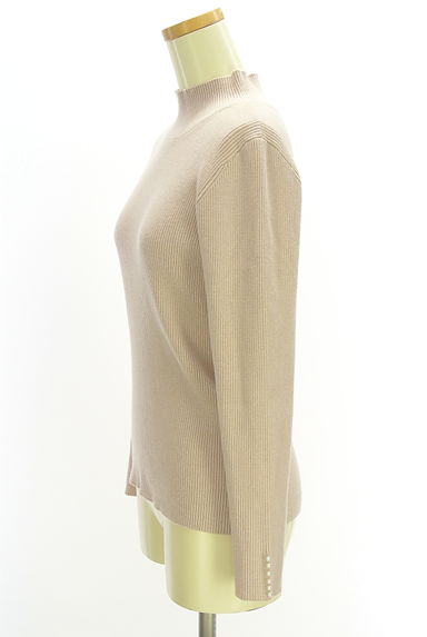 Couture Brooch（クチュールブローチ）の古着「パール付きモックネックリブニットトップス（ニット）」大画像３へ