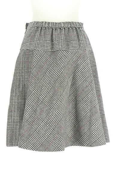 Couture Brooch（クチュールブローチ）の古着「グレンチェック柄ウール混スカート（スカート）」大画像２へ