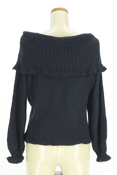 axes femme（アクシーズファム）の古着「オフタートルケーブル編みニットトップス（セーター）」大画像２へ