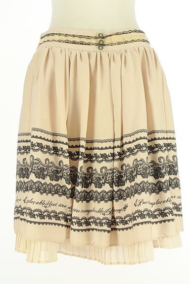 axes femme（アクシーズファム）の古着「レースプリントフレアスカート（スカート）」大画像１へ