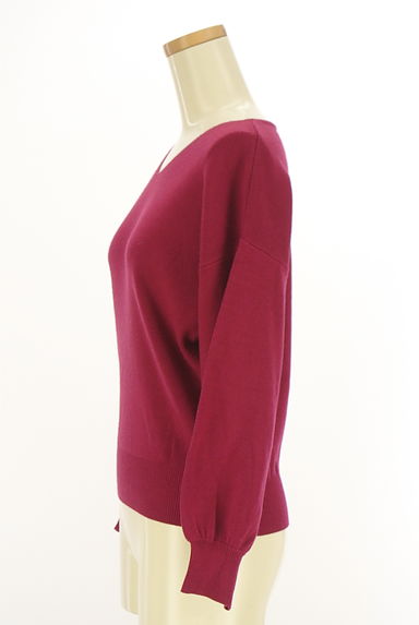 PROPORTION BODY DRESSING（プロポーションボディドレッシング）の古着「ボリューム袖Vネックニット（ニット）」大画像３へ