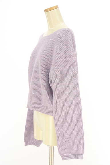 PROPORTION BODY DRESSING（プロポーションボディドレッシング）の古着「スパンコールワイドニット（ニット）」大画像３へ
