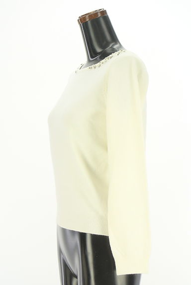 12Twelve Agenda（トゥエルブアジェンダ）の古着「ビジュー付きボートネックニット（ニット）」大画像３へ