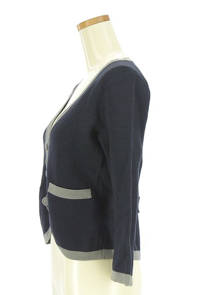 OLD ENGLAND（オールドイングランド）の古着「7分袖配色ニットカーディガン（カーディガン・ボレロ）」大画像３へ