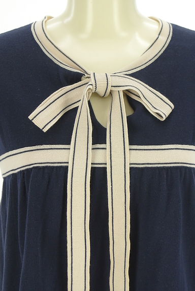 OLD ENGLAND（オールドイングランド）の古着「配色ボウタイノースリニット（ニット）」大画像４へ