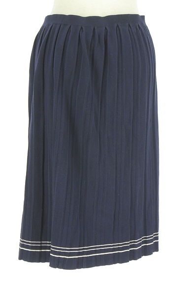 OLD ENGLAND（オールドイングランド）の古着「ミディ丈プリーツニットスカート（スカート）」大画像２へ