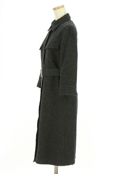 OLD ENGLAND（オールドイングランド）の古着「ベルト付き膝下ウールシャツワンピース（ワンピース・チュニック）」大画像３へ