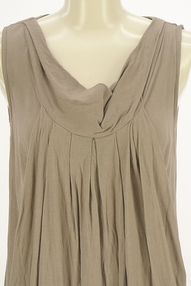 OLD ENGLAND（オールドイングランド）の古着「膝丈ドレープワンピース（キャミワンピース）」大画像４へ