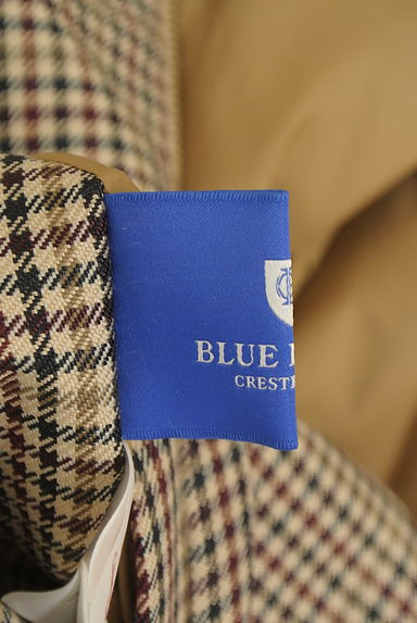 BLUE LABEL CRESTBRIDGE（ブルーレーベル・クレストブリッジ）の古着「無地×チェックリバーシブルダウンベスト（ブルゾン・スタジャン）」大画像６へ