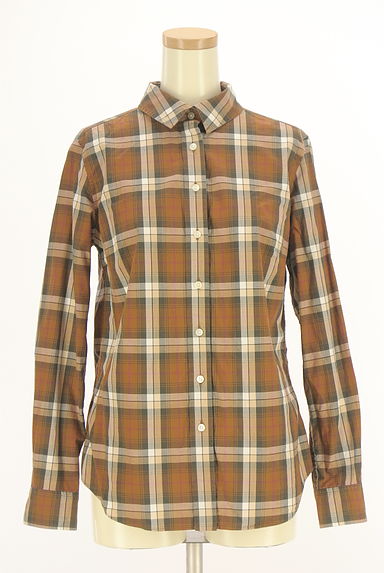 MACKINTOSH PHILOSOPHY（マッキントッシュ フィロソフィー）の古着「ラウンドヘムチェックシャツ（ブラウス）」大画像１へ
