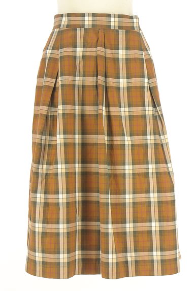 MACKINTOSH PHILOSOPHY（マッキントッシュ フィロソフィー）の古着「ミモレ丈チェック柄スカート（スカート）」大画像１へ