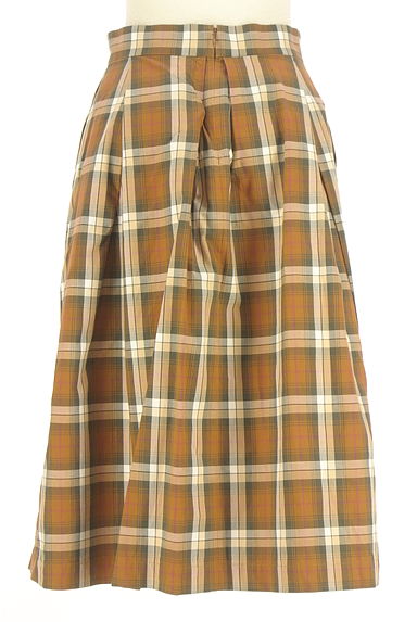 MACKINTOSH PHILOSOPHY（マッキントッシュ フィロソフィー）の古着「ミモレ丈チェック柄スカート（スカート）」大画像２へ