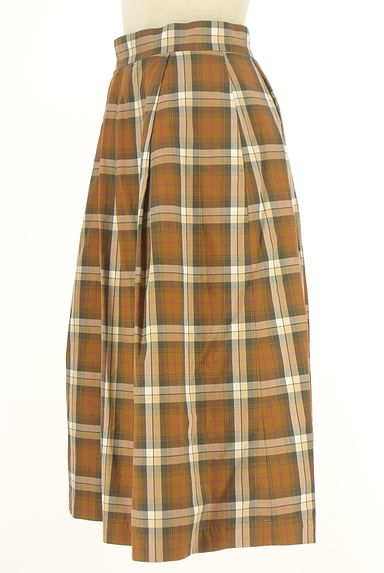 MACKINTOSH PHILOSOPHY（マッキントッシュ フィロソフィー）の古着「ミモレ丈チェック柄スカート（スカート）」大画像３へ