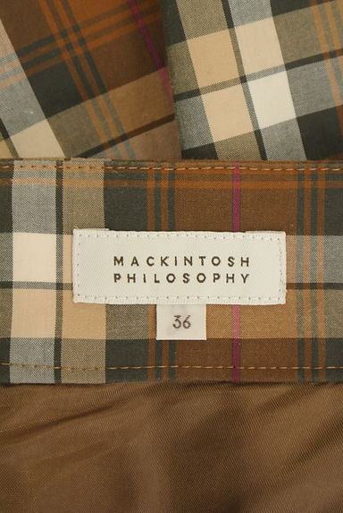 MACKINTOSH PHILOSOPHY（マッキントッシュ フィロソフィー）の古着「ミモレ丈チェック柄スカート（スカート）」大画像６へ