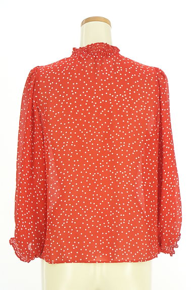 To b. by agnes b.（トゥービーバイアニエスベー）の古着「ボリューム袖ドットシアーブラウス（ブラウス）」大画像２へ