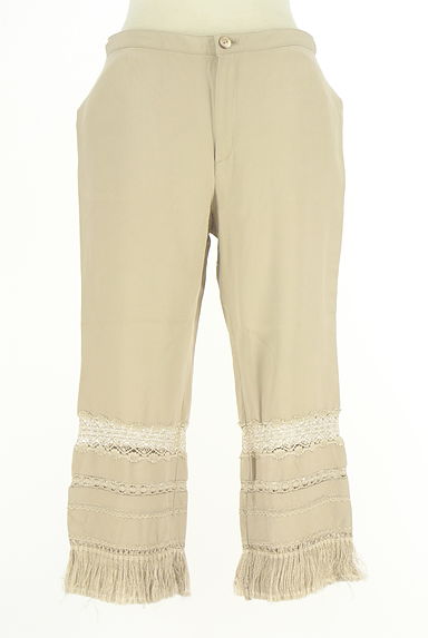 KEITA MARUYAMA（ケイタマルヤマ）の古着「レース切替フリンジカプリパンツ（パンツ）」大画像１へ