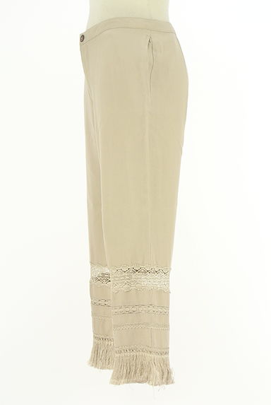 KEITA MARUYAMA（ケイタマルヤマ）の古着「レース切替フリンジカプリパンツ（パンツ）」大画像３へ