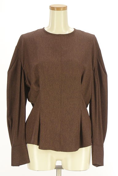 green label relaxing（グリーンレーベル リラクシング）の古着「ボリューム袖タックカットソー（カットソー・プルオーバー）」大画像１へ